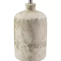 Outlet Kirklands Home Neutral Textured Ceramic Rivera Table Lamp Tan
