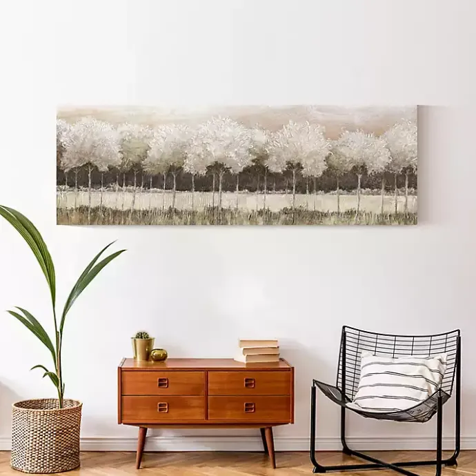 Hot Kirklands Home Neutral Treescape Canvas Art Print