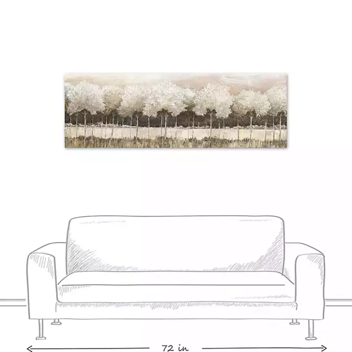 Hot Kirklands Home Neutral Treescape Canvas Art Print