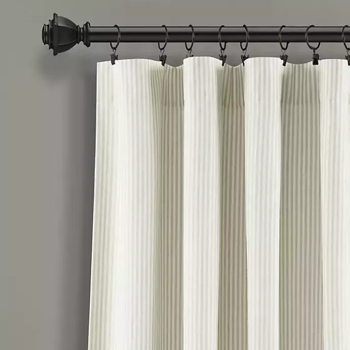 Discount Kirklands Home Neutral Vintage Stripe Curtain Panel Set, 84 in.