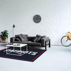 Clearance Kirklands Home New England Patriots Area Rug, 4x6 Black