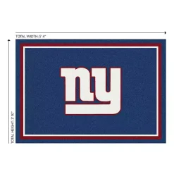Kirklands Home New York Giants Area Rug, 4x6 Blue