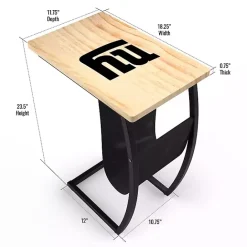 Clearance Kirklands Home New York Giants Wood C-Table Tan