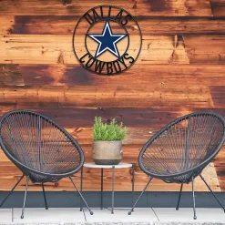 New Kirklands Home NFL Dallas Cowboys Wrought Iron Wall Plaque