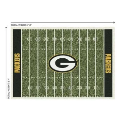 Best Kirklands Home NFL Green Bay Packers Home Field Area Rug, 6x8