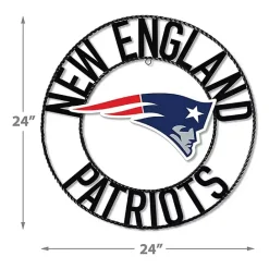 Outlet Kirklands Home NFL New England Patriots Wrought Iron Wall Plaque