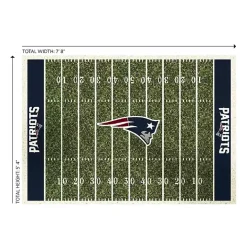 Hot Kirklands Home NFL New England Patriots Home Field Area Rug, 6x8