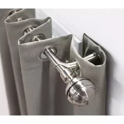Hot Kirklands Home Nickel Blackout Extendable Curtain Rod, 72 in.