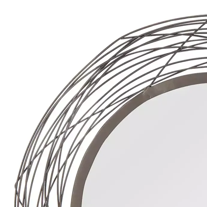Best Kirklands Home Nixie Black Wire Wall Mirror