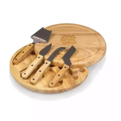 Outlet Kirklands Home North Carolina Tar Heels Cheese Board and Tool Set Tan