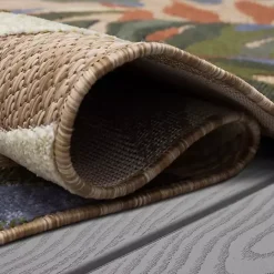 Discount Kirklands Home North Shore Botanical Outdoor Area Rug, 6x9 Multi