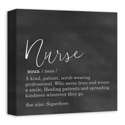 Hot Kirklands Home Nurse Definition Canvas Art Print Black
