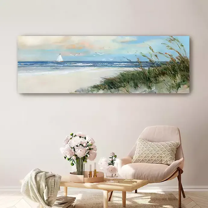 Discount Kirklands Home Oak Island Sunrise Canvas Art Print, 60x20 in.