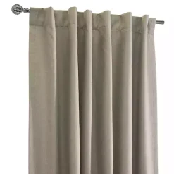Clearance Kirklands Home Oatmeal Baxter Blackout Curtain Panel, 84 in. Tan