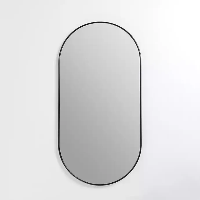 Sale Kirklands Home Oblong Black Nouveau Linear Wall Mirror