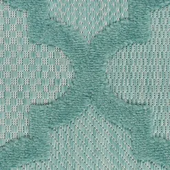 Sale Kirklands Home Ocean Aqua Trellis Outdoor Area Rug, 4x6 Blue