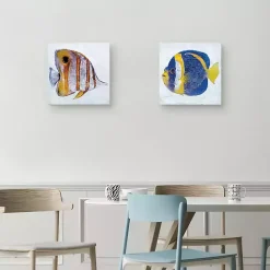 Clearance Kirklands Home Ocean Fish Canvas Art Prints, Set of 2