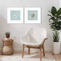 Kirklands Home Ocean Seashells I Framed Art Prints, Set of 2