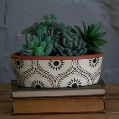 Hot Kirklands Home Ogee Handthrown Terracotta Planter