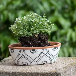 Hot Kirklands Home Ogee Handthrown Terracotta Planter