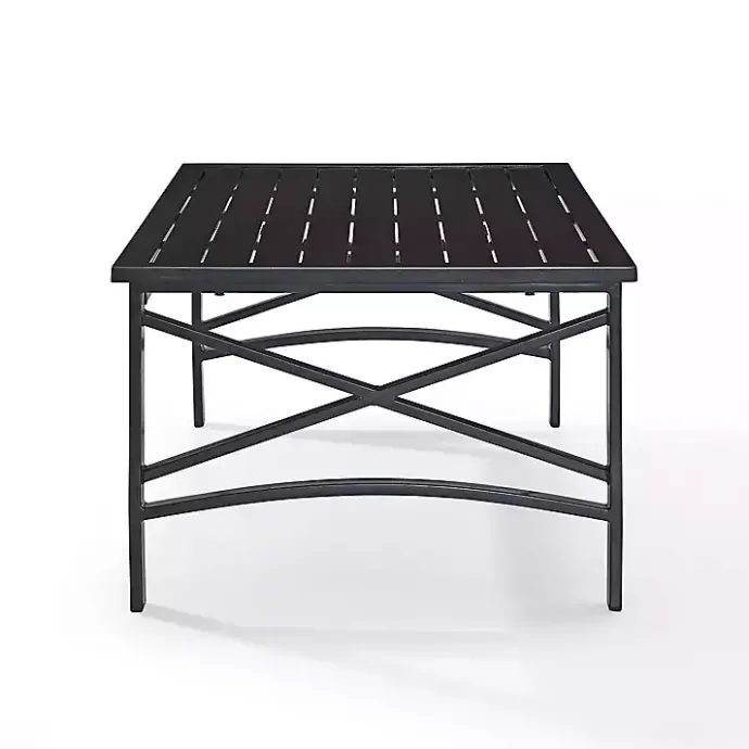 Kirklands Home Oiled Bronze Metal Dayton Outdoor Coffee Table Brown