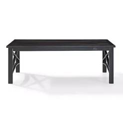 Kirklands Home Oiled Bronze Metal Dayton Outdoor Coffee Table Brown