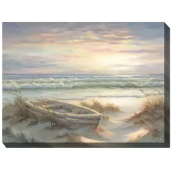 Online Kirklands Home Old Rowboat Outdoor Canvas Art Print Multi