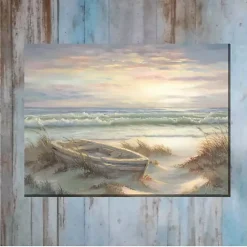 Online Kirklands Home Old Rowboat Outdoor Canvas Art Print Multi