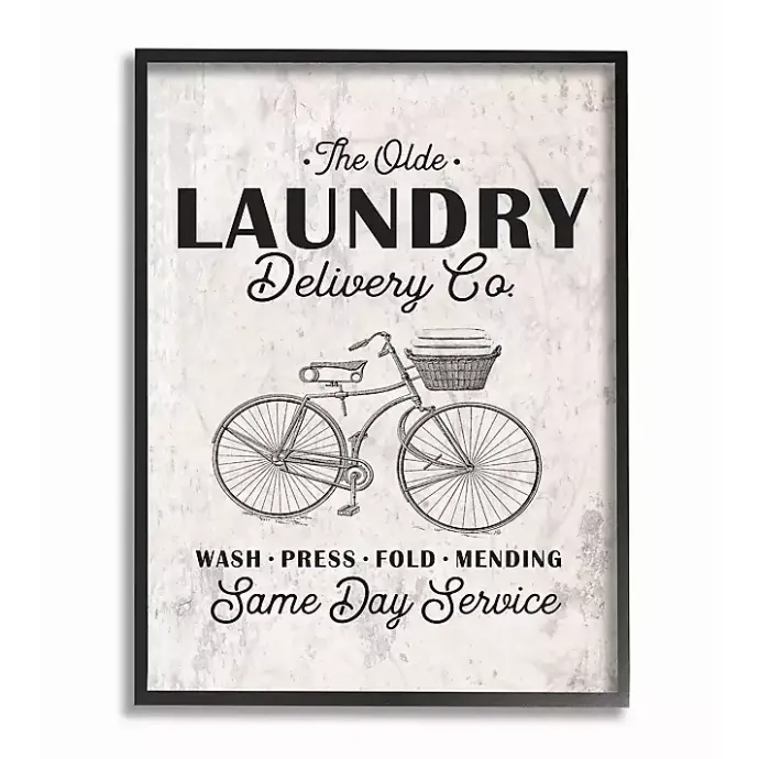 Kirklands Home Olde Laundry Delivery Co. Framed Art Print