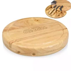 Sale Kirklands Home Ole Miss Cheese Board and Tool Set Tan