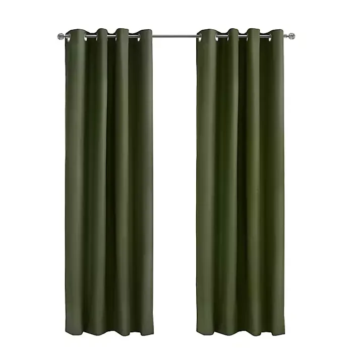 New Kirklands Home Olive Alpine Blackout Curtain Panel, 108 in. Green