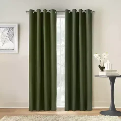 New Kirklands Home Olive Alpine Blackout Curtain Panel, 108 in. Green