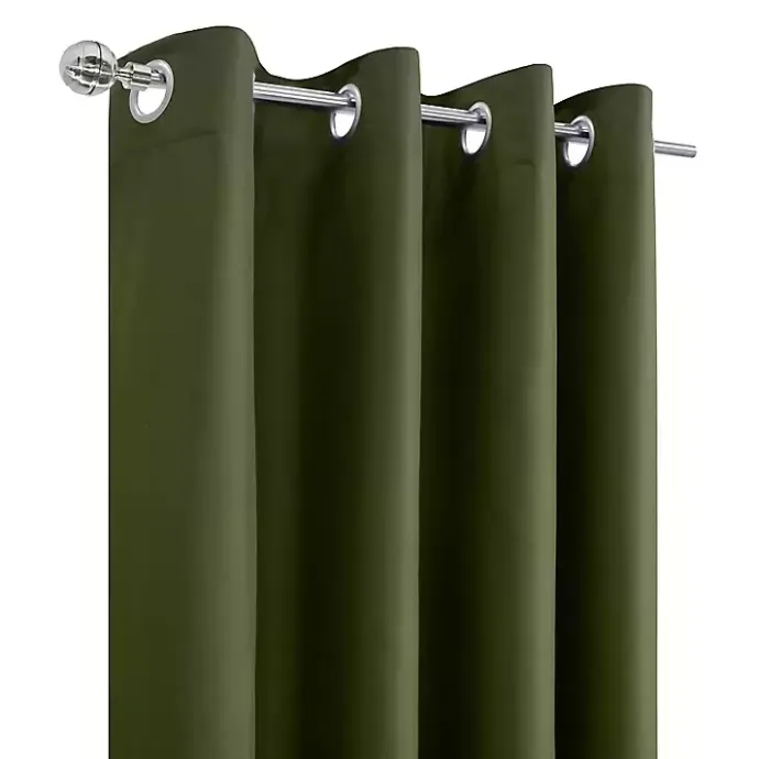 New Kirklands Home Olive Alpine Blackout Curtain Panel, 108 in. Green