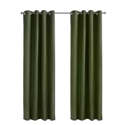 Kirklands Home Olive Alpine Blackout Curtain Panel, 84 in. Green