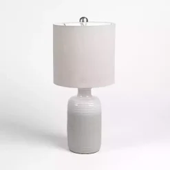 Discount Kirklands Home Ombre Ceramic Table Lamp Gray