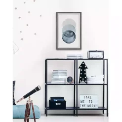 Kirklands Home Ombre Overlapping Circles Giclee Framed Art Print