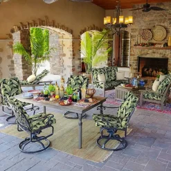Clearance Kirklands Home Onyx Cebu Luxe Outdoor Dining Chair Cushion Black