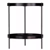 Sale Kirklands Home Onyx Rounded Modern Farmhouse Side Table