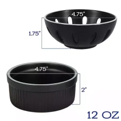 Online Kirklands Home Onyx Stoneware 7-pc. Kitchen Accessories Set Black