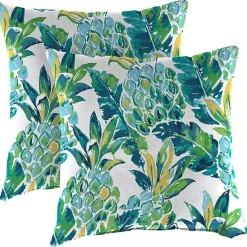 Discount Kirklands Home Opal Vida Outdoor Throw Pillows, Set of 2 Green