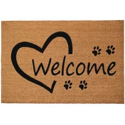 Sale Kirklands Home Open Heart Welcome Paws Doormat