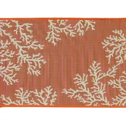 Online Kirklands Home Coral Indoor/Outdoor Rug, 2x3 Orange