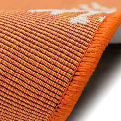 Hot Kirklands Home Orange Coral Indoor/Outdoor Rug, 3x4