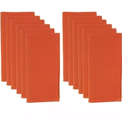 Clearance Kirklands Home Everyday Polyester Cloth Napkins, Set of 12 Orange