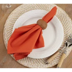 Clearance Kirklands Home Everyday Polyester Cloth Napkins, Set of 12 Orange