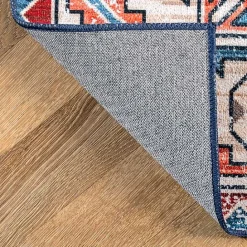 Kirklands Home Orange Faded Medallion Washable Runner