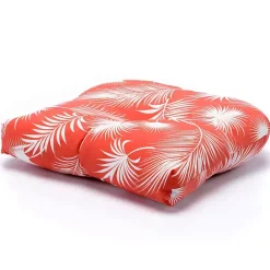 Outlet Kirklands Home Floral Outdoor Chair Cushion Orange