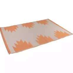 Outlet Kirklands Home Orange Geometric Outdoor Area Rug, 4x6