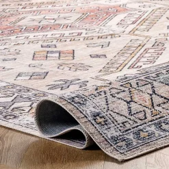 Clearance Kirklands Home Global Motif Washable Area Rug, 3x5 Orange