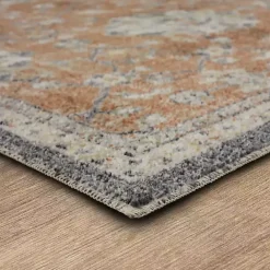 Sale Kirklands Home Granary Floral Area Rug, 8x10 Orange